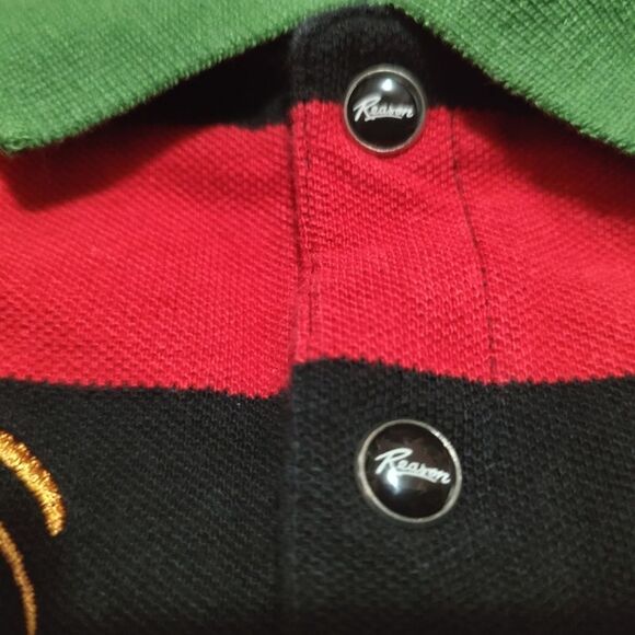 REASON EMBROIDERED POLO HORNETS US S NWOT - Picture 3 of 5